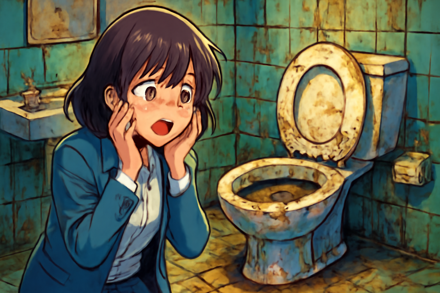 【夢占い】汚いトイレの夢の意味は？金運やストレスとの関係と対処法がわかる